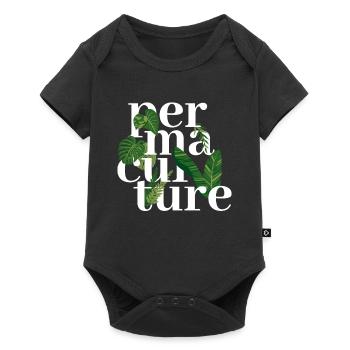 Permaculture Permaculture Gardener - Baby Premium short-sleeve bodysuit - black - Front