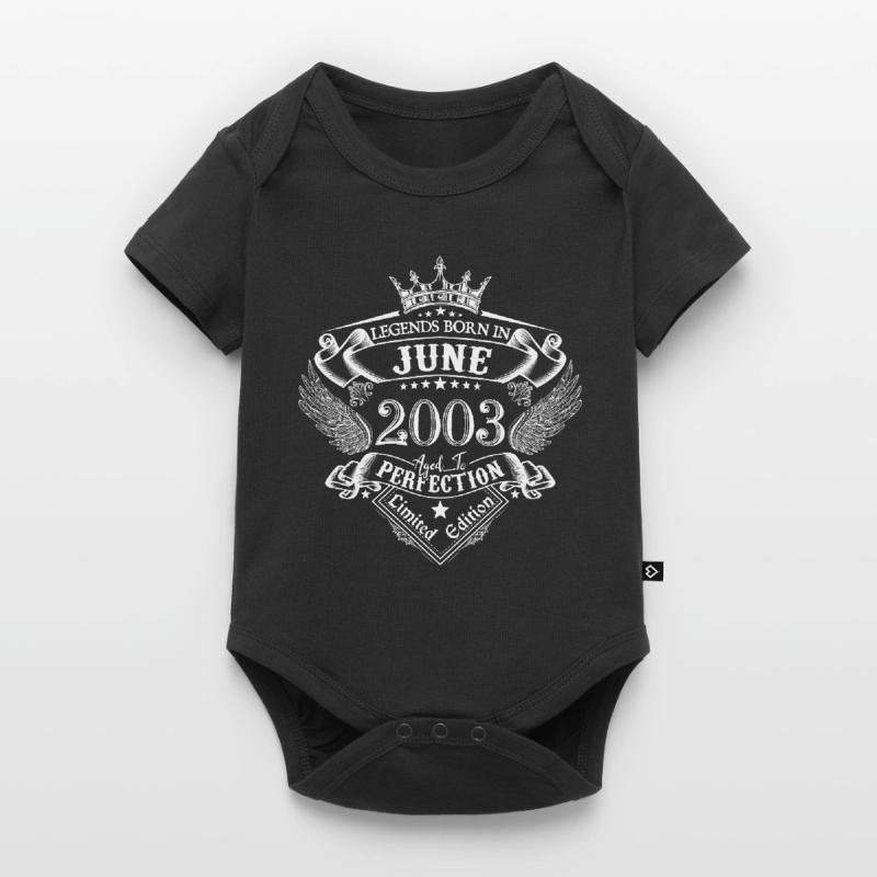 Juni 2003 Geburtstag Juni 2003 Juni Geschenk Baby Premium Kurzarmbody