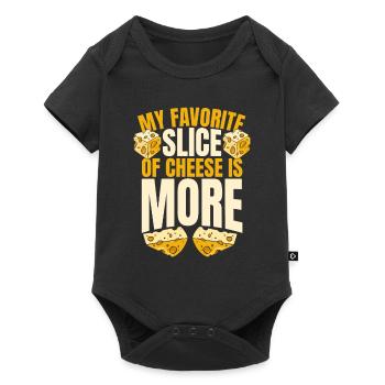 Ma tranche de fromage préférée est plus Maker Queso - Body à manches courtes Premium Bébé - noir - Devant