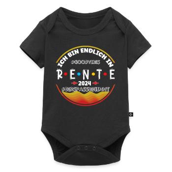 Retirement 2024 - the fun begins - Baby Premium short-sleeve bodysuit - black - Front