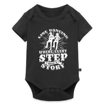 Line Dancing Where Every Step Tells A Story - Baby Premium short-sleeve bodysuit - black - Front