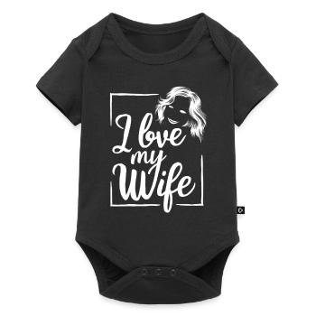 J’AIME MA FEMME - Body à manches courtes Premium Bébé - noir - Devant