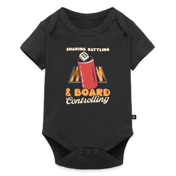 Funny Backgammon Shaking Rattling Board Controllin - Baby Premium short-sleeve bodysuit - black - Front