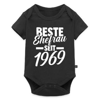 Valentine's Day Best Wife Since 1969 - Baby Premium short-sleeve bodysuit - black - Front