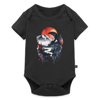 Komodo Dragon - Baby Premium short-sleeve bodysuit - black - Front