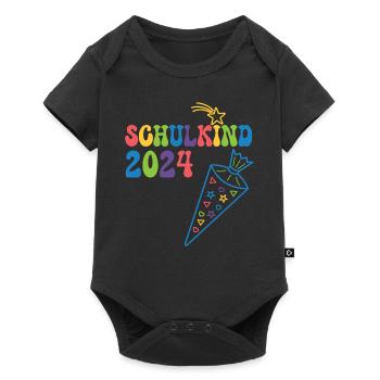 Start of school enrollment school child 2024 - Baby Premium short-sleeve bodysuit - black - Front
