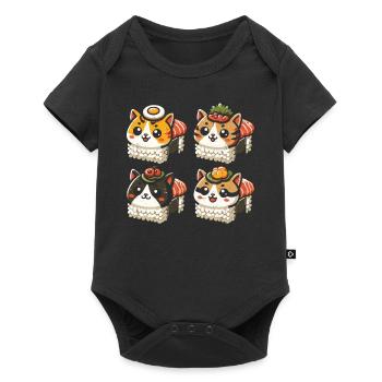 Sushi - Body à manches courtes Premium Bébé - noir - Devant