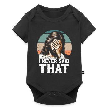 Kawaii Chibi Anime Girl Anime Merch Japanese - Baby Premium short-sleeve bodysuit - black - Front