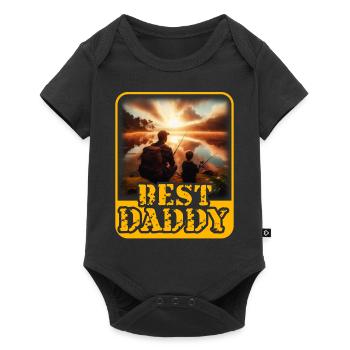 Best Daddy - Baby Premium short-sleeve bodysuit - black - Front