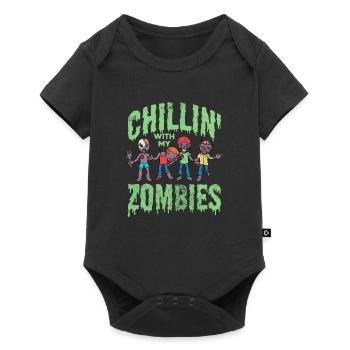 Zombie - Baby Premium Kurzarmbody - Schwarz - Vorne