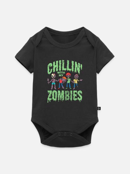 Zombie - Baby Premium Kurzarmbody - Schwarz