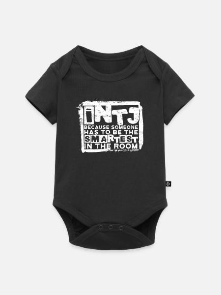 INTJ Persönlichkeit Architekt - Baby Premium Kurzarmbody - Schwarz