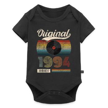 1994 Vintage Birthday Gift Tee Retro Style - Baby Premium short-sleeve bodysuit - black - Front