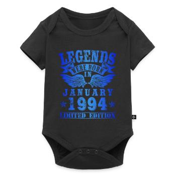 Les légendes sont nées en Janvier 1994 Anniversaire - Body à manches courtes Premium Bébé - noir - Devant