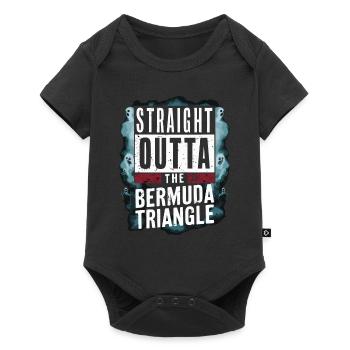 Mysterious disappearances in the Bermuda Triangle - Baby Premium short-sleeve bodysuit - black - Front