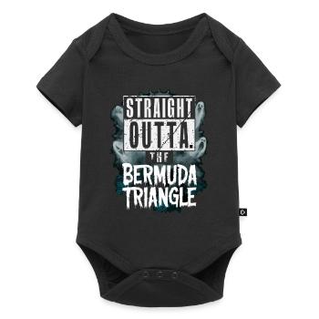 Mysterious disappearances in the Bermuda Triangle - Baby Premium short-sleeve bodysuit - black - Front