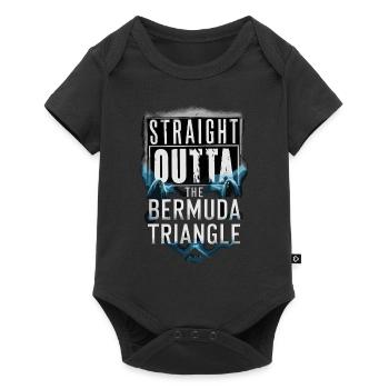 Mysterious disappearances in the Bermuda Triangle - Baby Premium short-sleeve bodysuit - black - Front