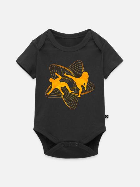 Capoeira - Baby Premium Kurzarmbody - Schwarz