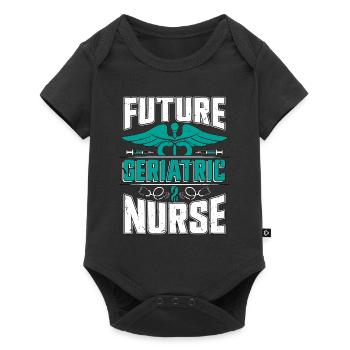 Future Geriatric Nurse Gerontological Nursing - Baby Premium short-sleeve bodysuit - black - Front