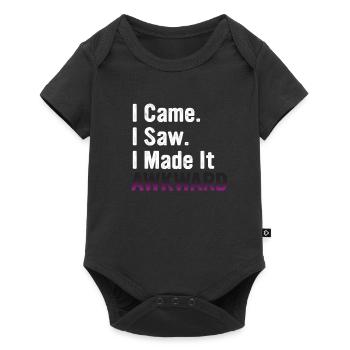 INTJ Je suis venu, j’ai vu, j’ai rendu les choses gênantes - Body à manches courtes Premium Bébé - noir - Devant