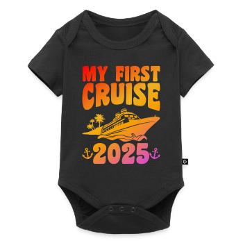 Croisière Vacances 2025 Croisière - Body à manches courtes Premium Bébé - noir - Devant
