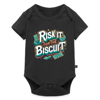 Stock market traders, forex traders, investor trading - Baby Premium short-sleeve bodysuit - black - Front