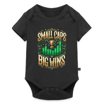 Stock market traders, forex traders, investor trading - Baby Premium short-sleeve bodysuit - black - Front