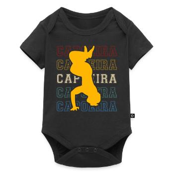 Capoeira - Body à manches courtes Premium Bébé - noir - Devant