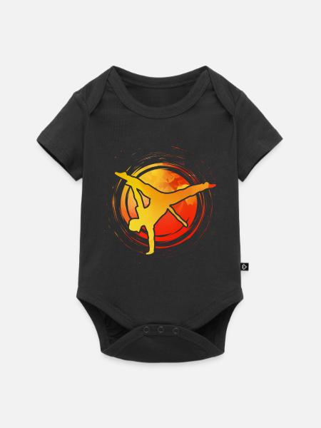 Capoeira - Baby Premium Kurzarmbody - Schwarz