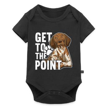 German Shorthaired Pointer Dog - Baby Premium short-sleeve bodysuit - black - Front