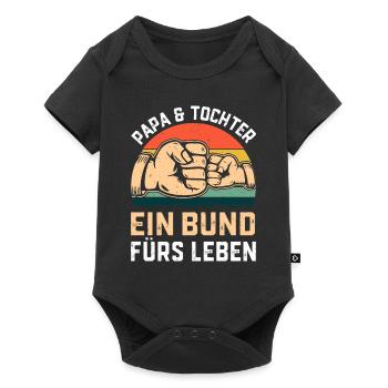Dad & Daughter a Bond for Life - Father's Day - Baby Premium short-sleeve bodysuit - black - Front