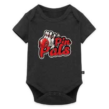 Bowling Pin Pals - Baby Premium short-sleeve bodysuit - black - Front