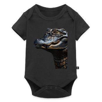 Alligator - Body à manches courtes Premium Bébé - noir - Devant
