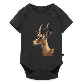 Antelope - Baby Premium short-sleeve bodysuit - black - Front