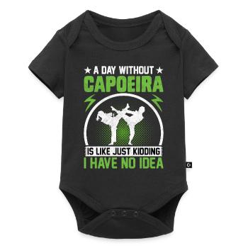 Ein Tag ohne Capoeira ist wie ein Scherz, den ich habe - Baby Premium Kurzarmbody - Schwarz - Vorne