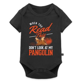 Pangolin cadeau Pangolin - Body à manches courtes Premium Bébé - noir - Devant