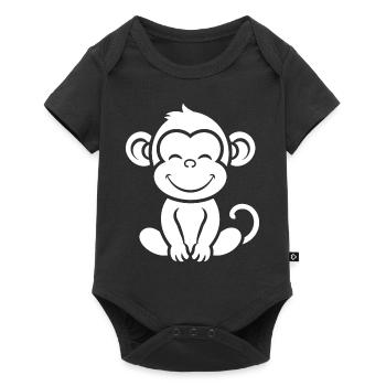 Saïmiri - Body à manches courtes Premium Bébé - noir - Devant