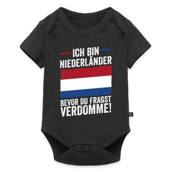Pays-Bas Pays-Bas Pays-Bas - Body à manches courtes Premium Bébé - noir - Devant
