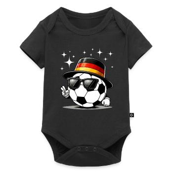 Soccer Germany Soccer Fan Soccer Player Goal - Baby Premium short-sleeve bodysuit - black - Front