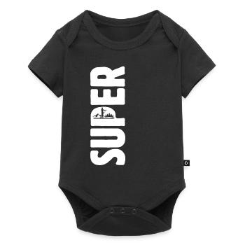 SUPER, Stand up paddling, SUP - Baby Premium Kurzarmbody - Schwarz - Vorne