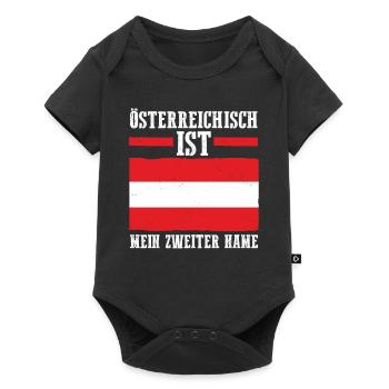 Austrians Austria - Baby Premium short-sleeve bodysuit - black - Front