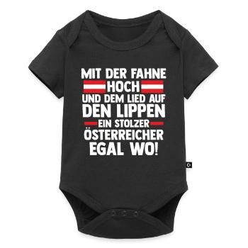 Austrians Austria - Baby Premium short-sleeve bodysuit - black - Front