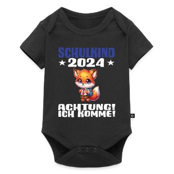 Inscription scolaire 2024 de l’école de la rentrée scolaire - Body à manches courtes Premium Bébé - noir - Devant
