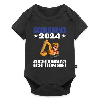 Inscription scolaire 2024 de l’école de la rentrée scolaire - Body à manches courtes Premium Bébé - noir - Devant