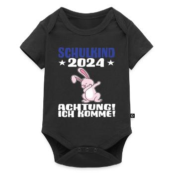 Inscription scolaire 2024 de l’école de la rentrée scolaire - Body à manches courtes Premium Bébé - noir - Devant
