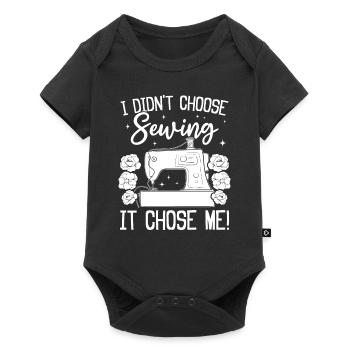 Je n’ai pas choisi la couture, c’est elle qui m’a choisie - Funny Sewing - Body à manches courtes Premium Bébé - noir - Devant