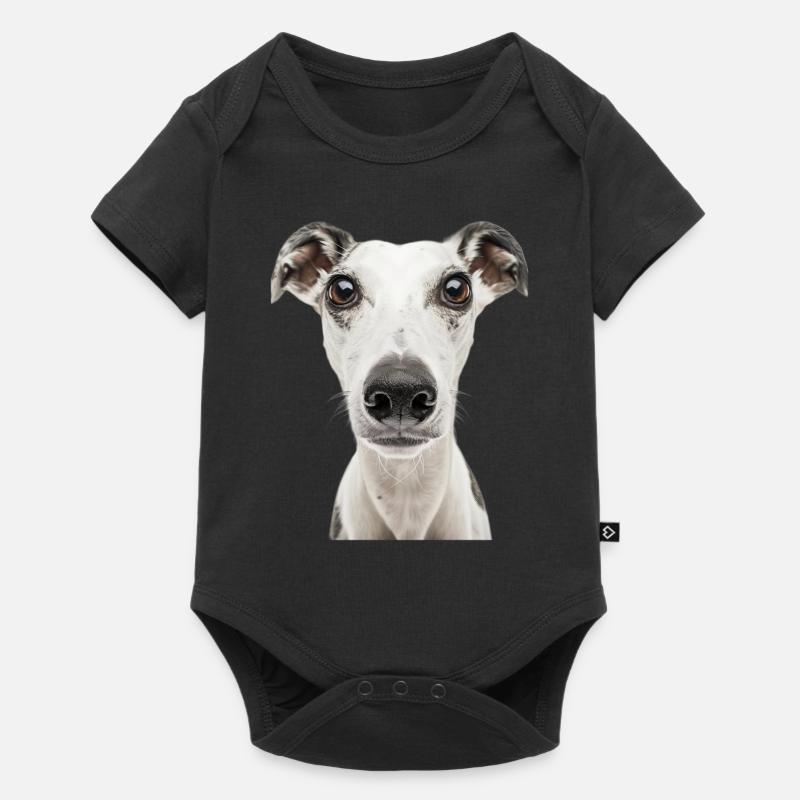 Whippet - Body à manches courtes Premium Bébé - noir