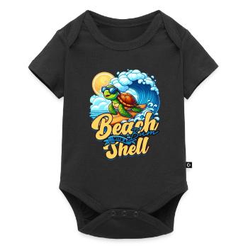 Turtle Turtles Beach Bum With A Shell - Baby Premium short-sleeve bodysuit - black - Front