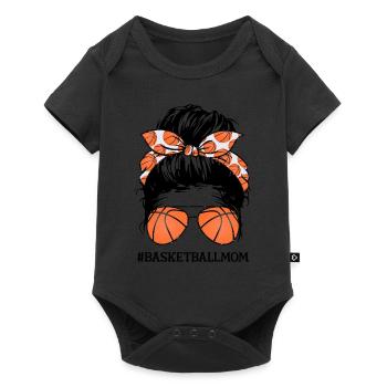 Basketball Mom Basketball Mama - Body à manches courtes Premium Bébé - noir - Devant