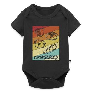 Retro Bread Dough Bread Maker Bread Queen Lover - Baby Premium short-sleeve bodysuit - black - Front
